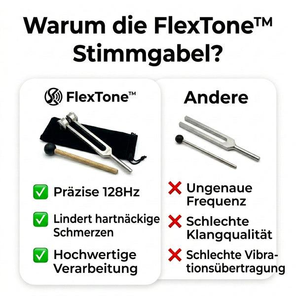 50% OFF TEMPORÄR  FlexTone™ - 128-Hz-Stimmgabel