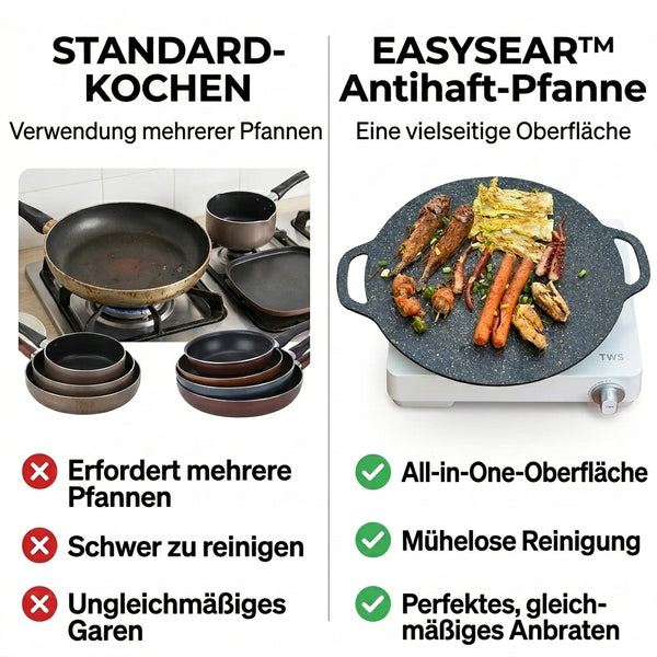 1 + 2 GRATIS HEUTE  EasySear™ - Antihaftpfanne
