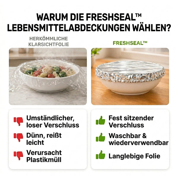 50% OFF TEMPORÄR  FreshSeal™ - Lebensmittelabdeckungen
