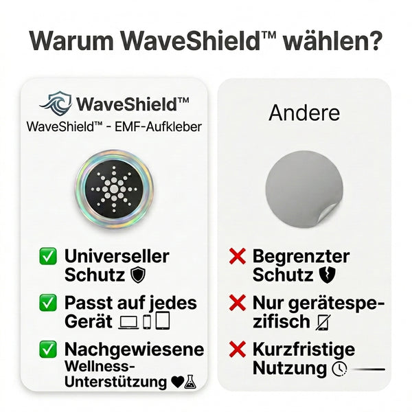 50% OFF TEMPORÄR  WaveShield™ - EMF-Schutzaufkleber