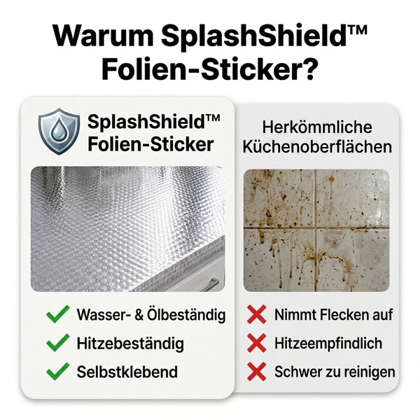 1 + 1 GRATIS HEUTE  SplashShield™ - Folienaufkleber