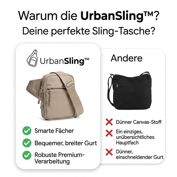 1 + 1 GRATIS HEUTE  UrbanSling™ - Umhängetasche