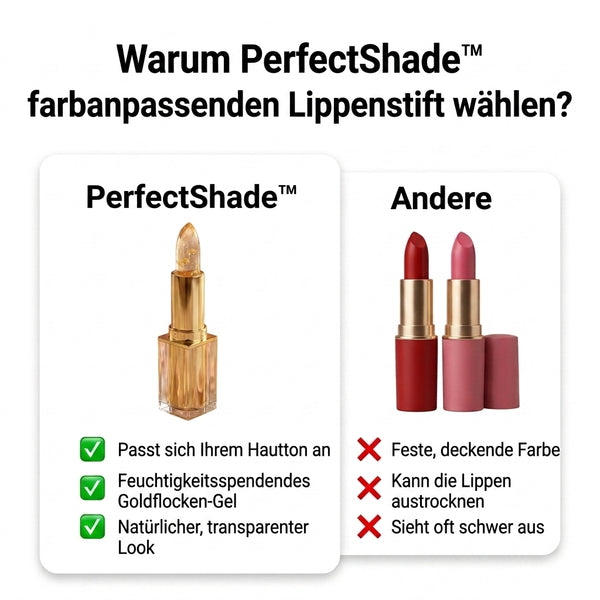 1+1 GRATIS HEUTE  PerfectShade™ - Farbtonanpassender Lippenstift