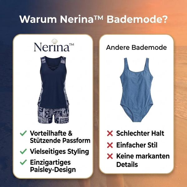 50% RABATT NUR HEUTE  Nerina™ - Sportlicher Zweiteiler-Badeanzug
