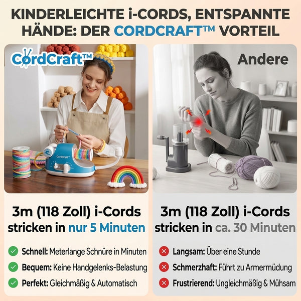 50% RABATT NUR HEUTE  CordCraft™ - Strickmaschine