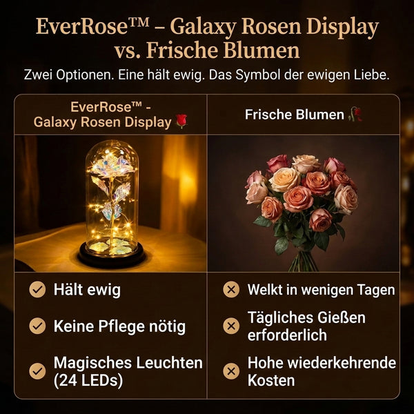 50% RABATT NUR HEUTE  EverRose™ - Galaxie-Rosendisplay
