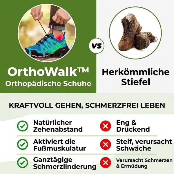 50% RABATT NUR HEUTE  OrthoWalk™ - Orthopädische Schuhe
