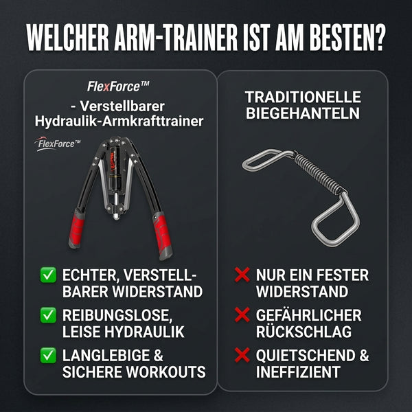 50% RABATT NUR HEUTE  FlexForce™ - Hydraulischer Armkrafttrainer