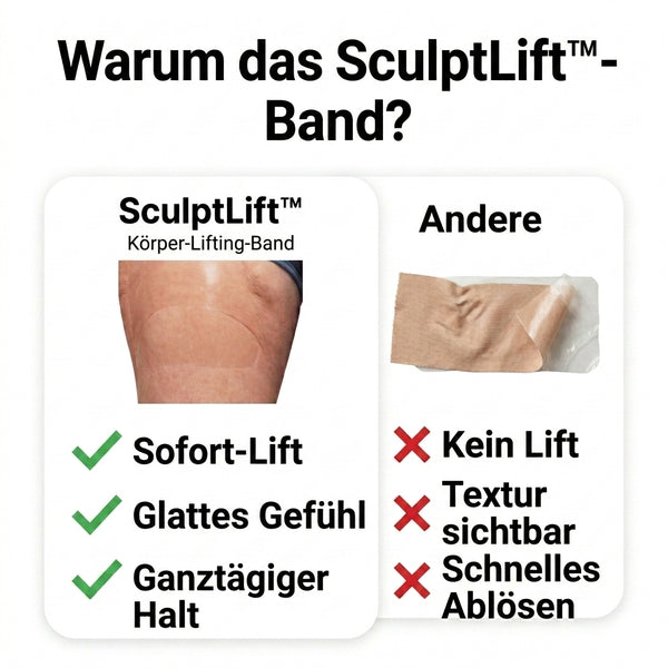 1 + 1 GRATIS HEUTE  SculptLift™ - Körper-Lifting-Tape