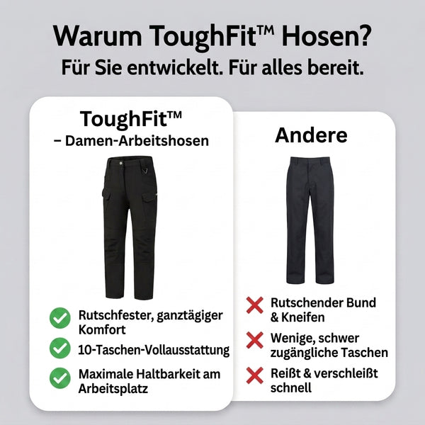 50% RABATT NUR HEUTE  ToughFit™ - Damen-Arbeitshose