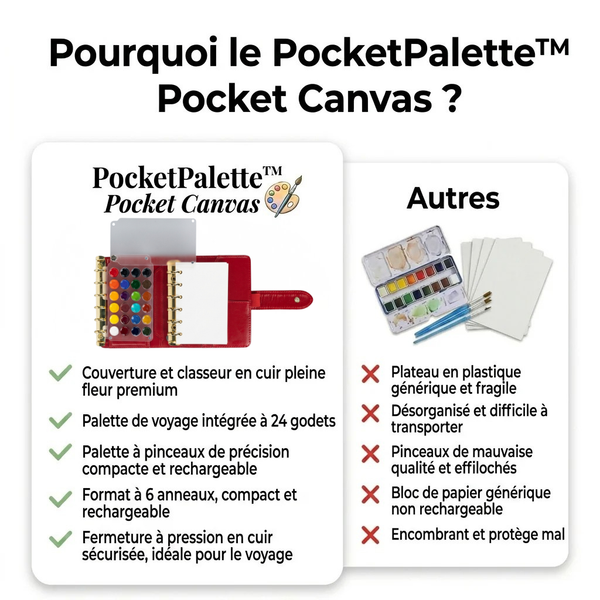 50% OFF TEMPORÄR  PocketPalette™ - TaschenLeinwand