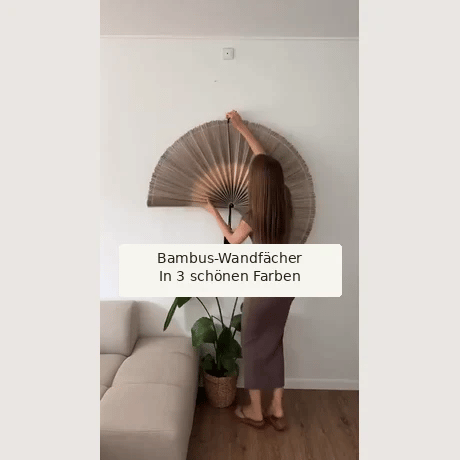 50% RABATT NUR HEUTE | FanWeave™ - Saga Bambusfächer