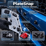 50% RABATT NUR HEUTE | PlateSnap™ - Kennzeichenhalter