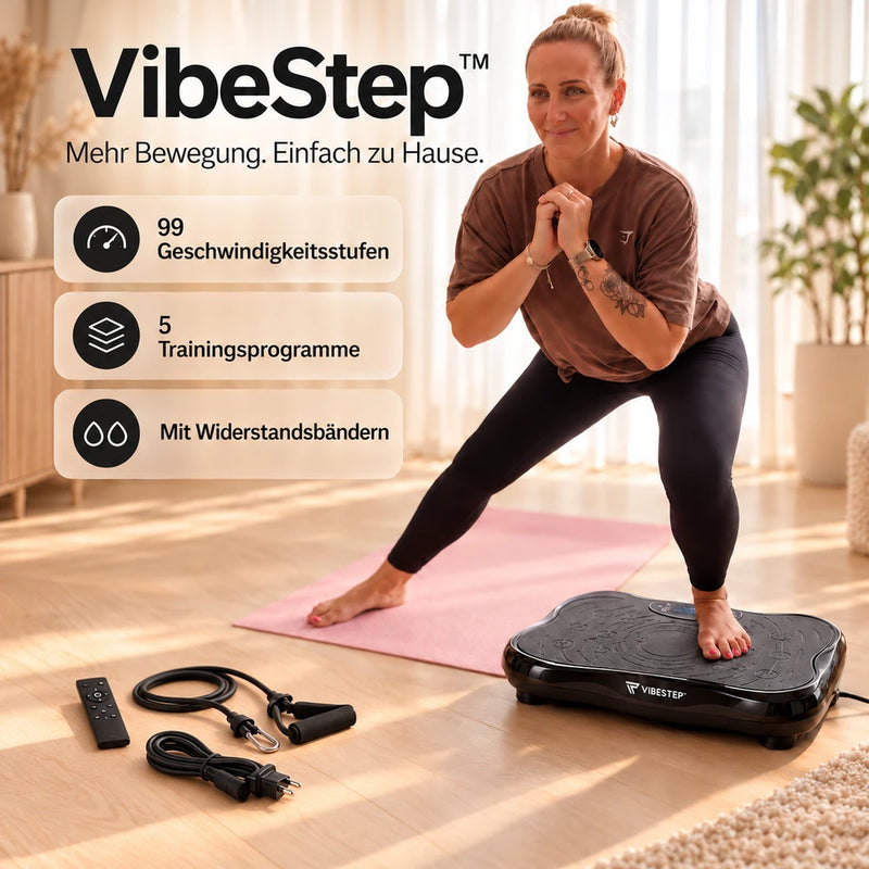 50% RABATT NUR HEUTE | VibeStep™ - Vibrationsplatte