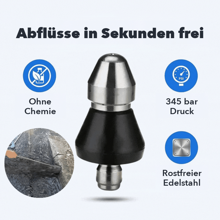 50% RABATT NUR HEUTE | DrainJet™ - Hochdruck-Abflussdüse