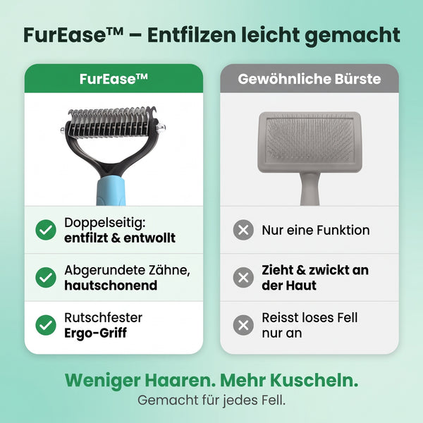 1+1 GRATIS HEUTE  FurEase™ - Doppelseitiger Fellkamm