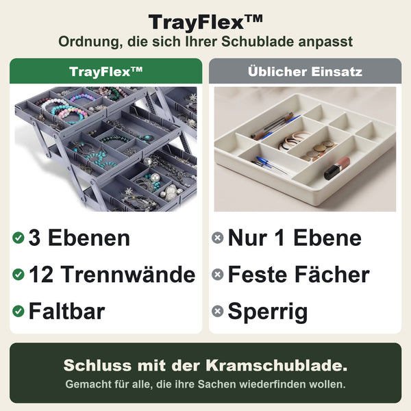 50% RABATT NUR HEUTE  TrayFlex™ - Schubladen-Organizer