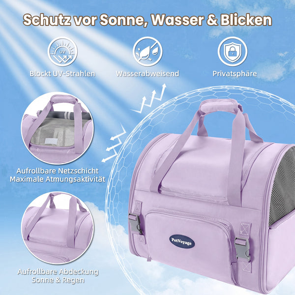 50% RABATT NUR HEUTE  PetVoyage™ - Erweiterbarer Haustier-Rucksack