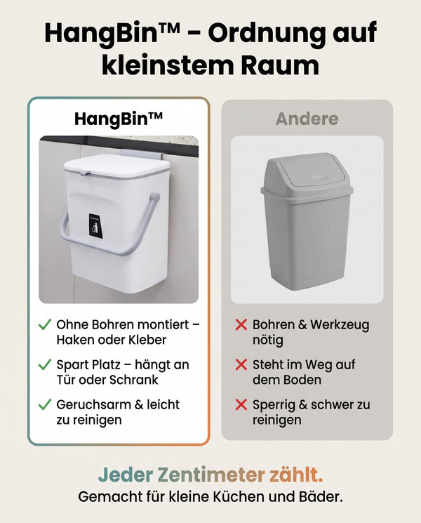 50% RABATT NUR HEUTE  HangBin™ - Großer Hängeabfalleimer