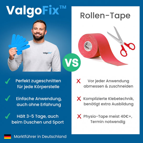 50% RABATT NUR HEUTE  ValgoFix™ - Hallux-Valgus-Tape