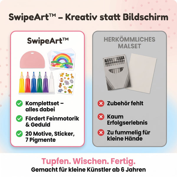 50% RABATT NUR HEUTE  SwipeArt™ - Kratzkunst-Set