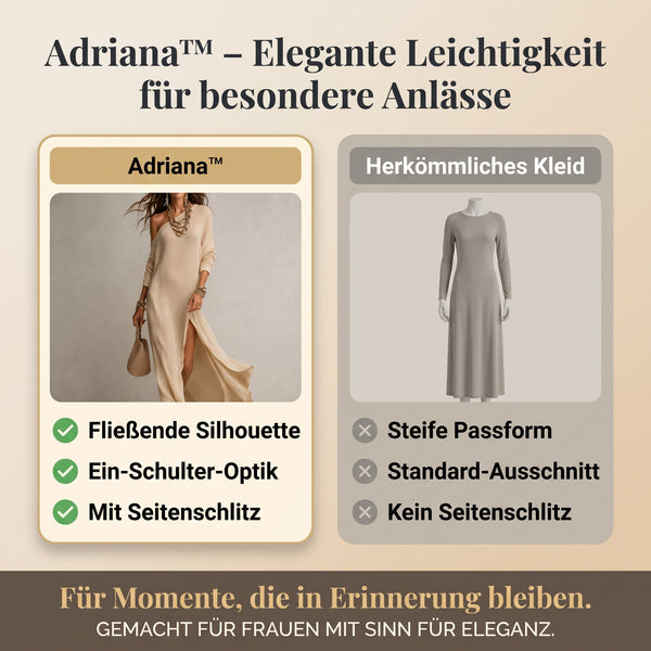 50% RABATT NUR HEUTE  Adriana™ - Ein-Schulter-Kleid