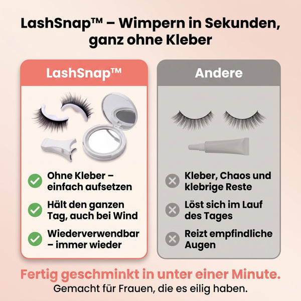 1+1 GRATIS HEUTE  LashSnap™ - Magnetisches Wimpernset