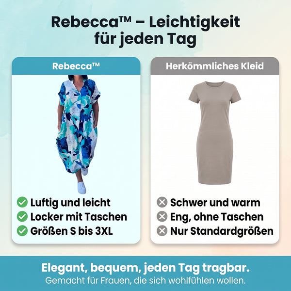 50% RABATT NUR HEUTE  Rebecca™ - Elegantes bedrucktes Kleid