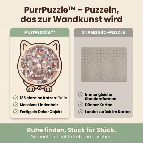 50% RABATT NUR HEUTE  PurrPuzzle™ - Beruhigendes Katzenpuzzle