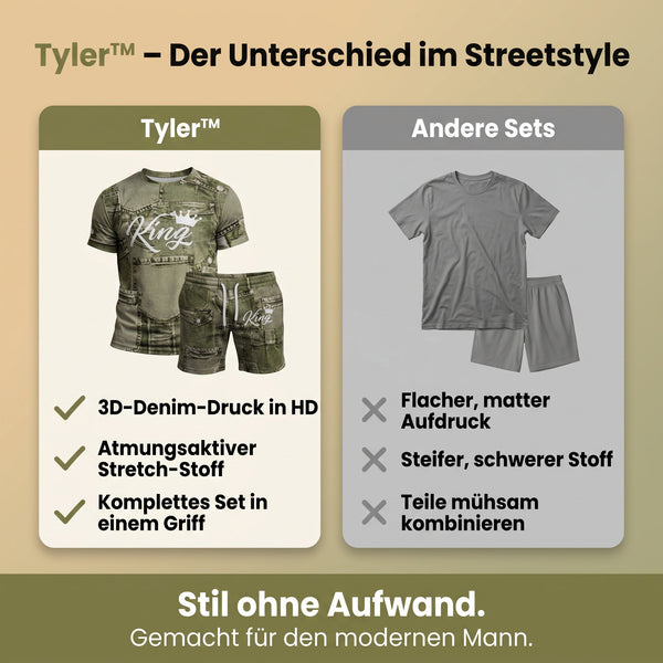 50% RABATT NUR HEUTE  Tyler™ - Herren-Casual-Set