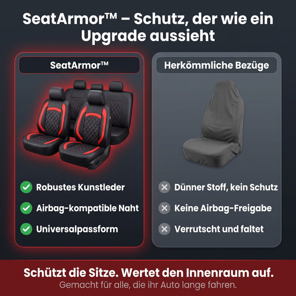 50% RABATT NUR HEUTE  SeatArmor™ - 9-teiliges Stepp-Sitzbezug-Set