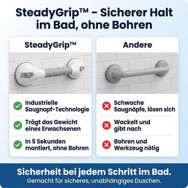 1+1 GRATIS HEUTE  SteadyGrip™ - Duschhaltegriff