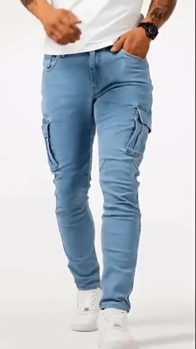 50% RABATT NUR HEUTE  Elias™ - Herren-Cargo-Jeans