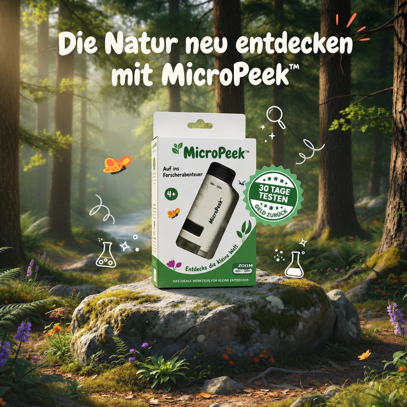 50% RABATT NUR HEUTE | MicroPeek™ - Kinder-Mikroskop