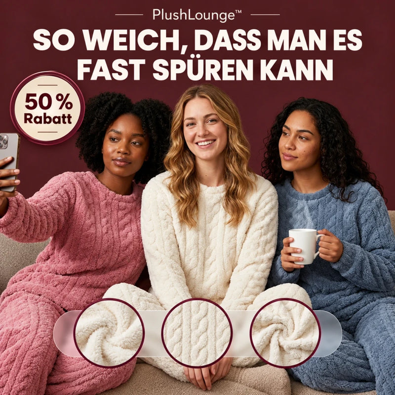 50% RABATT NUR HEUTE | PlushLounge™ - Kuschel-Set