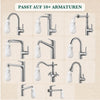 50% RABATT NUR HEUTE | FreshTap™ - Aufsteckbarer Wasserhahnfilter (50er-Pack + 10 Bänder)