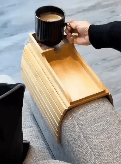 50% RABATT NUR HEUTE  LoungeTray™ - Holz Sofa-Tablett