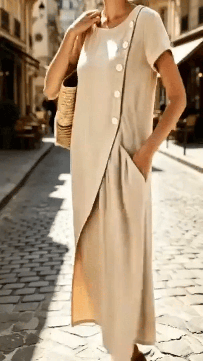 50% RABATT NUR HEUTE  PocketChic™ - Midi-Kleid mit Taschen