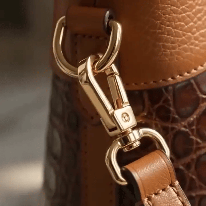 50% RABATT NUR HEUTE | GoldHandle™ - Vintage-Ledertasche