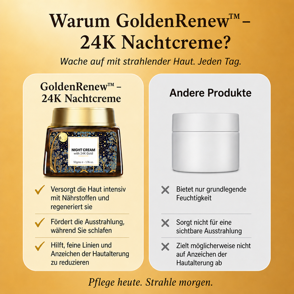 1+1 GRATIS HEUTE  GoldenRenew™ - 24K Nachtcreme