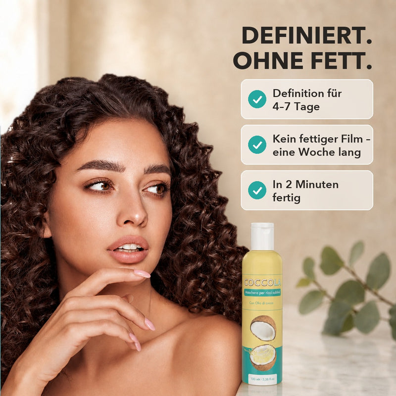 50% RABATT NUR HEUTE | CurlGleam™ - Intensive Locken-Volumen-Haarmaske