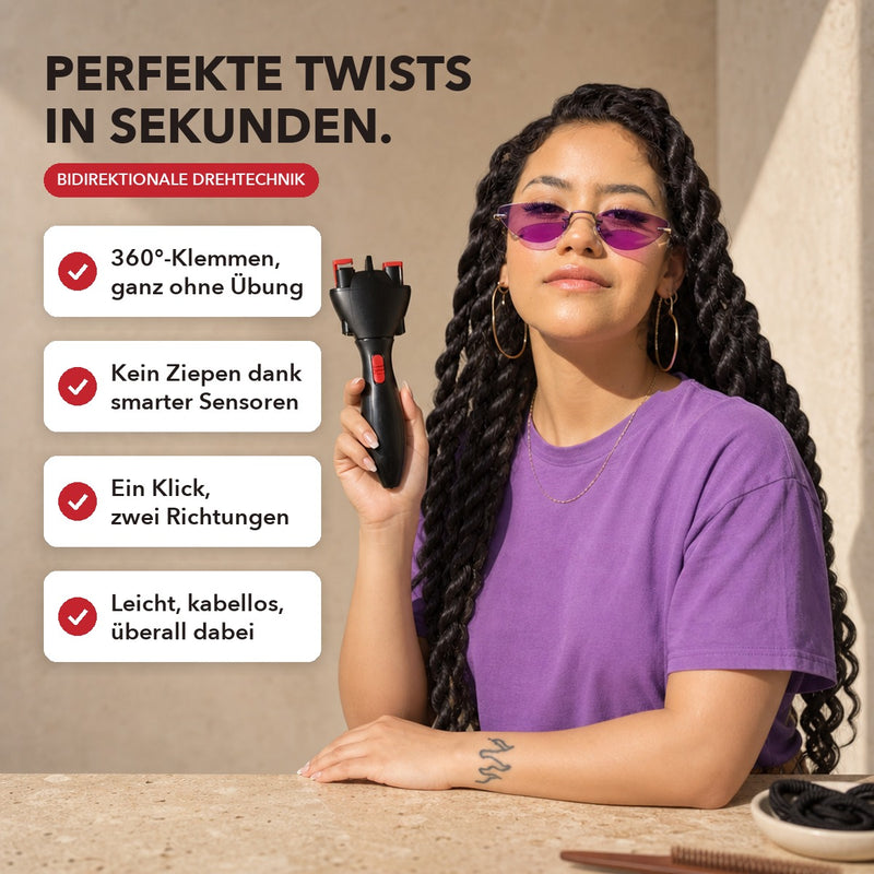 50% RABATT NUR HEUTE | SwiftBun™ - Perfekte Locken in Sekunden