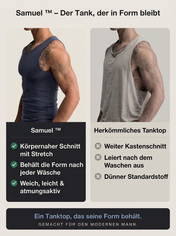 1+2 GRATIS HEUTE  Samuel ™ - Figurbetontes Tanktop