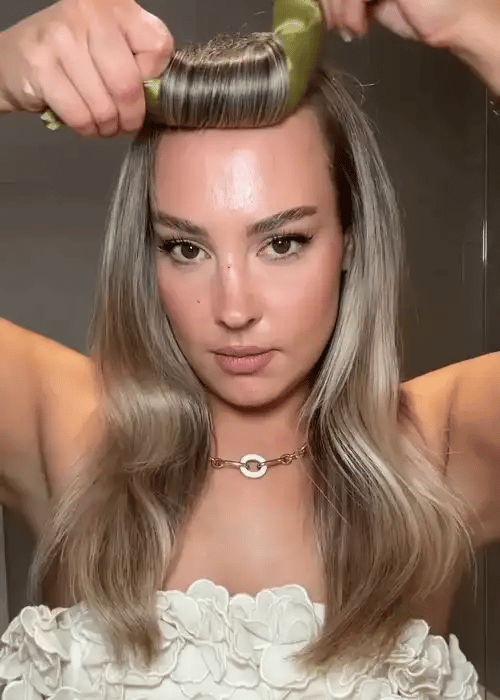 2+2 GRATIS HEUTE  SatinCurl™ - Hitzefreies Locken-Dutt-Set