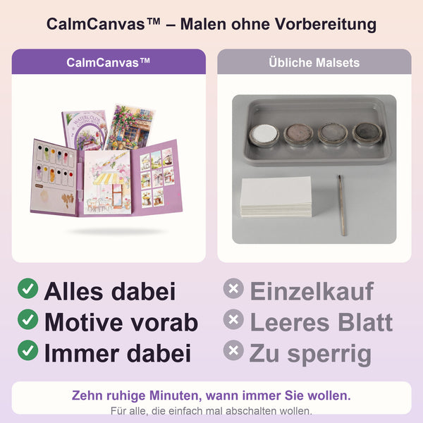 50% RABATT NUR HEUTE  CalmCanvas™ - Kreatives Stressabbau-Set