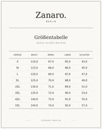 PuffWarm Größentabelle in Zentimetern – Zanaro Berlin