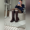 StepTall™ - Kniehohe Plateaustiefel – Ansicht 2